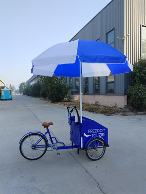 3 Wheel Street Mobile Fast Food Vending Bike Cart с индивидуальным оборудованием для приготовления пищи