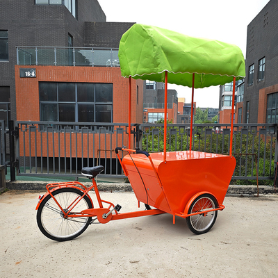 Europe Street Cargo Bike Мобильная торговая тележка с кофейным хранилищем Электрический трехколесный велосипед
