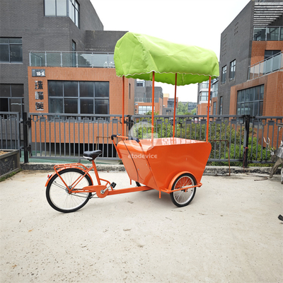 Europe Street Cargo Bike Мобильная торговая тележка с кофейным хранилищем Электрический трехколесный велосипед