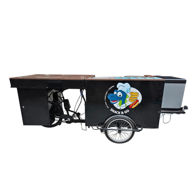 Hamburger Tricycle Mobile Coffee Shop с настраиваемым цветом и онлайн-поддержкой