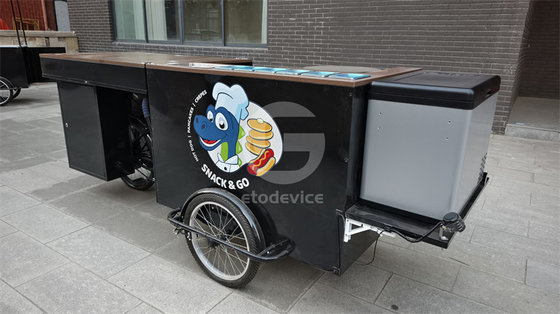 Hamburger Tricycle Mobile Coffee Shop с настраиваемым цветом и онлайн-поддержкой