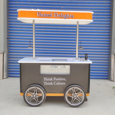 Gelato Ice Cream Cart /оборудование мороженого магазина /мороженная тележка оптом