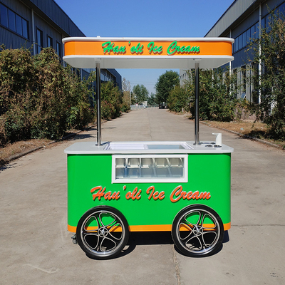 Jekeen Customized Gelato Педалирование Продажа фургона мороженого Пищевой велосипед