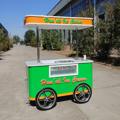 Jekeen Customized Gelato Педалирование Продажа фургона мороженого Пищевой велосипед