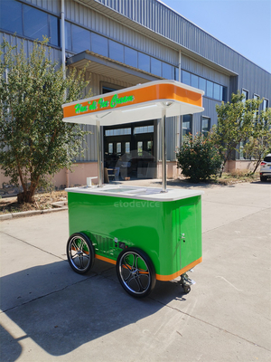 Jekeen Customized Gelato Педалирование Продажа фургона мороженого Пищевой велосипед