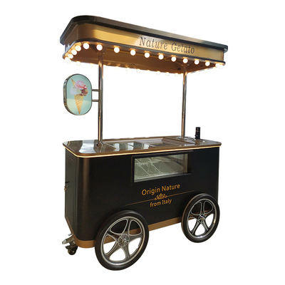 Таиланд Slush Coffee Ice Cream Cart Пляж продает мороженое