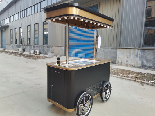 Таиланд Slush Coffee Ice Cream Cart Пляж продает мороженое