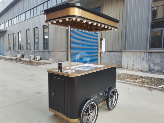 Таиланд Slush Coffee Ice Cream Cart Пляж продает мороженое