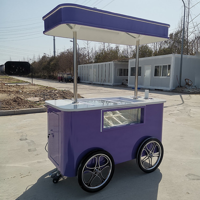 Специально разработанные уличные закуски мороженое корзины морозильник мини толчок корзины мобильные корзины еды